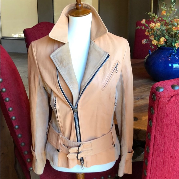 rag & bone Jackets & Blazers - Rag & Bone Chic Belted Leather Jacket Size 4 🔥🧡